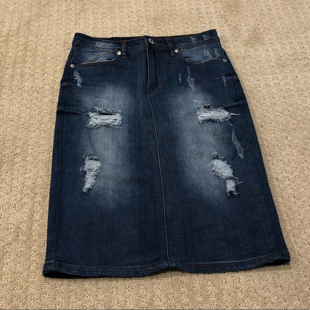 Women’s denim skirt